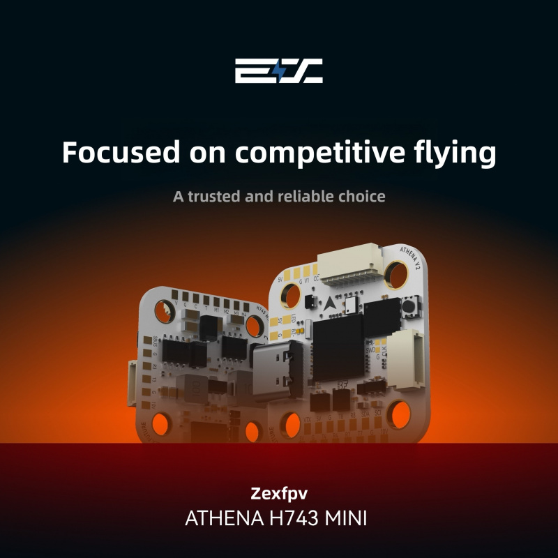 Betaflight Flight Controller - ZEX ATHENA H743 미니 플라이트 컨트롤러