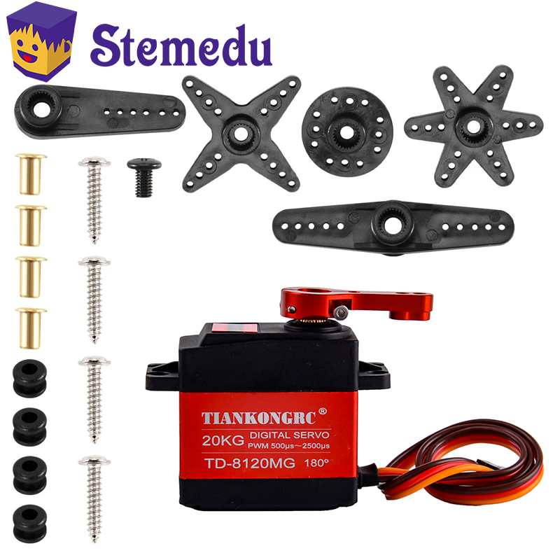 Rc Car Servo - TD-8120MG 방수 금속 기어 디지털 서보,