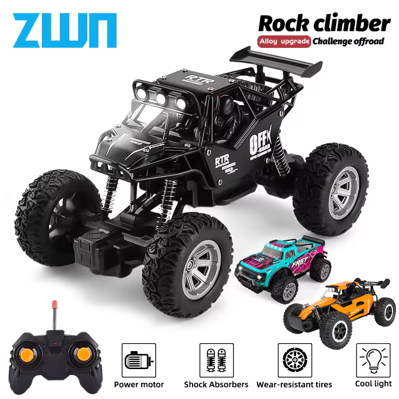 Drone Bike Rc - ZWN 1:16/1:20 LED 조명이 장착된 2.4G