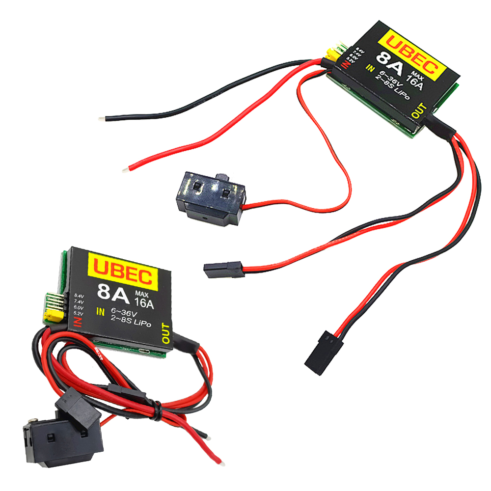 Rc Car Servo - 2S-6S 6-36V 듀얼 UBEC 8A &