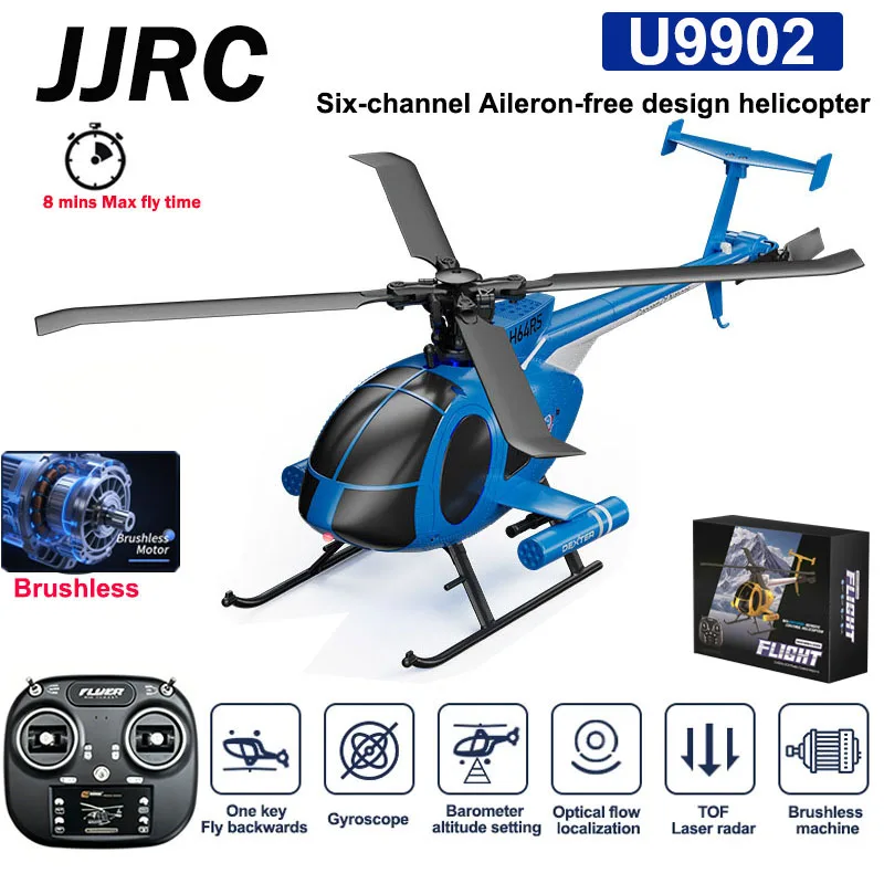 Drone Rc Fighter Jet - 2026년형 RC 헬리콥터 MD500 6채널 에일러론
