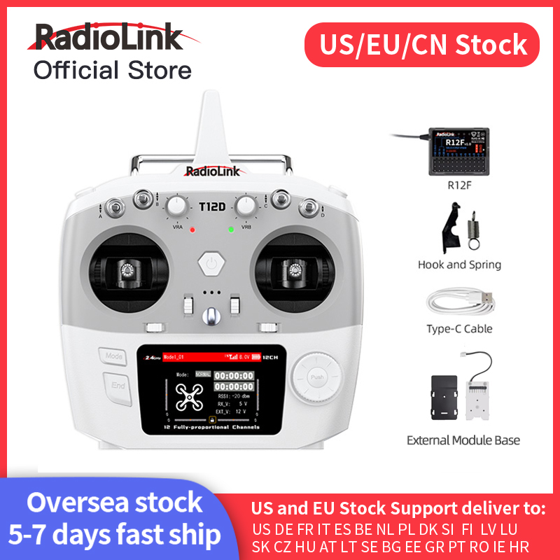 Drone And Car - Radiolink T12D ELRS 12 채널 송신기,