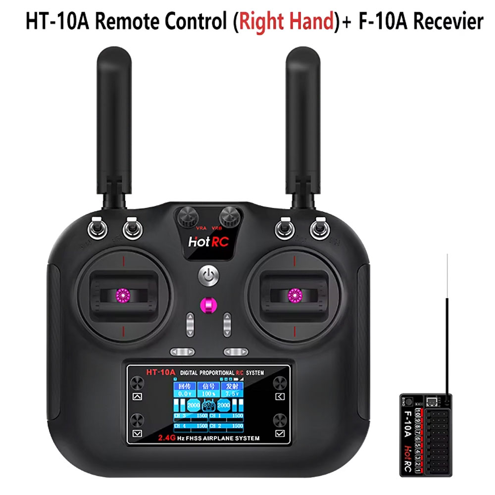 Drone And Car - Hotrc HT-10A 2.4G 10CH 송신기 F10A