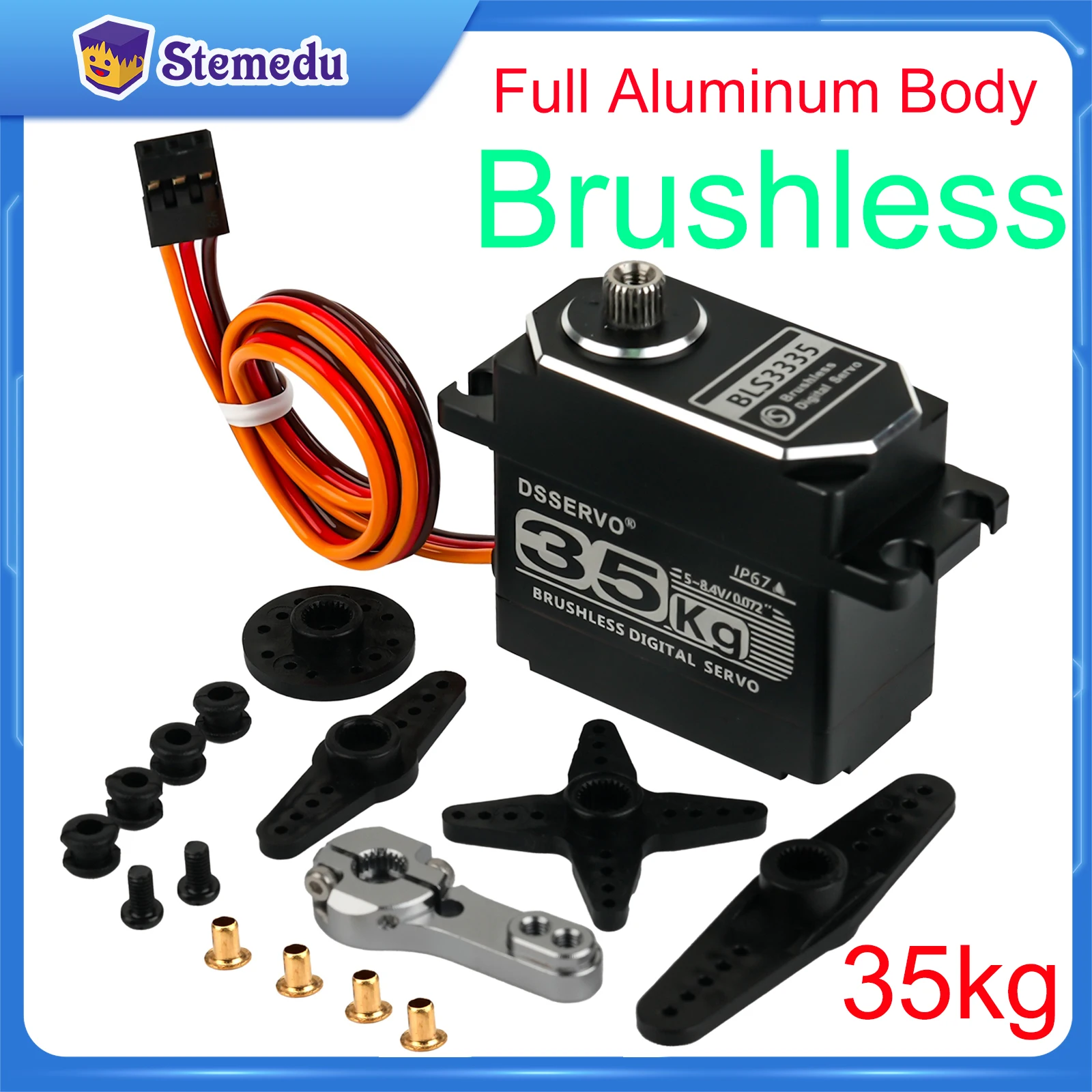Rc Car Servo - 35KG BLS3335 디지털 서보 모터 고속