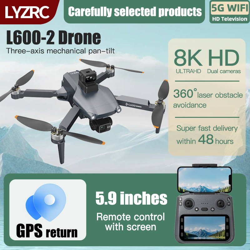 Lyzrc Drone - LYZRC L600-2 MAX GPS 드론 3축