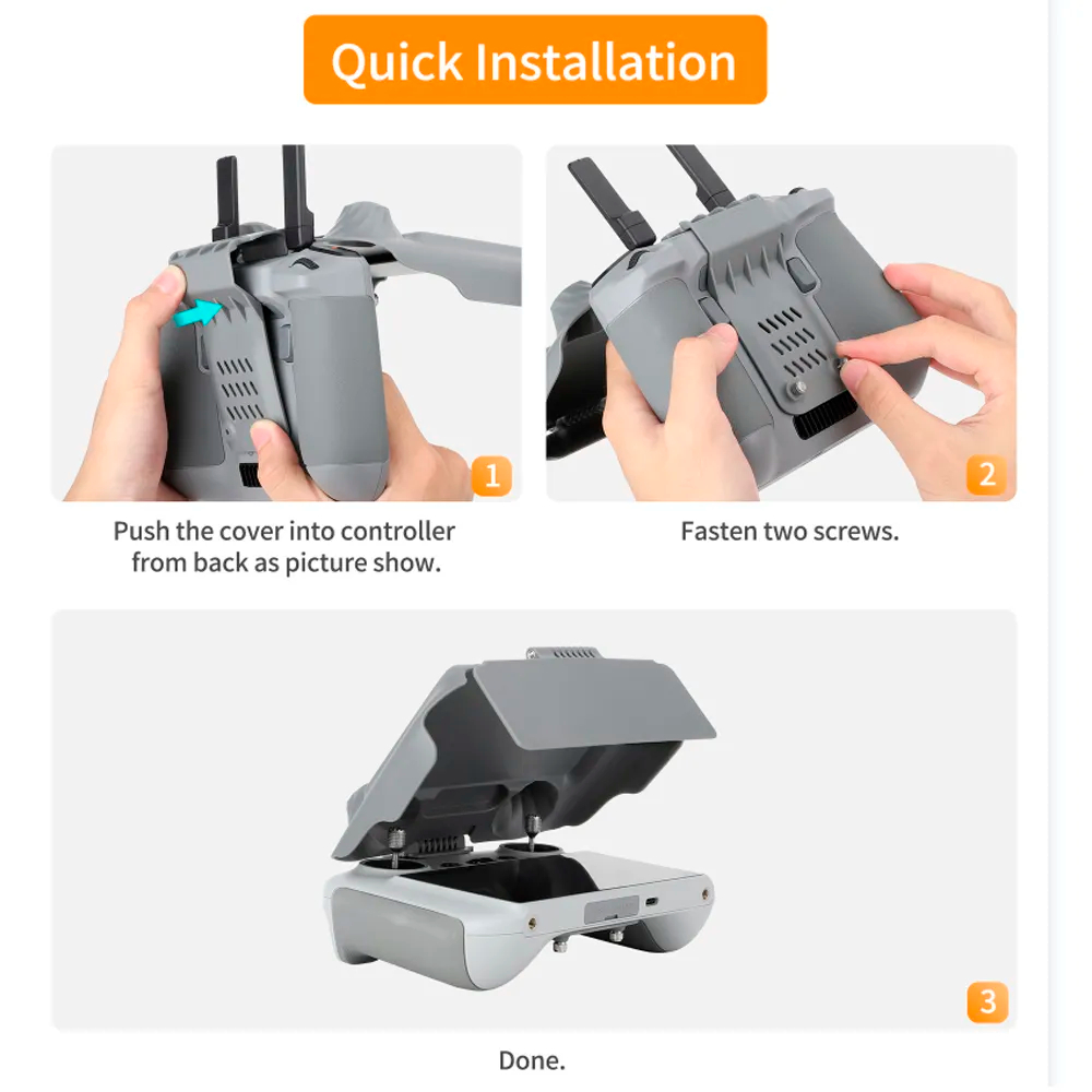 DJI RC/RC2 리모컨용 화면 보호 쉘, DJI F - Drone Dji Rc 3 리뷰 및 가격