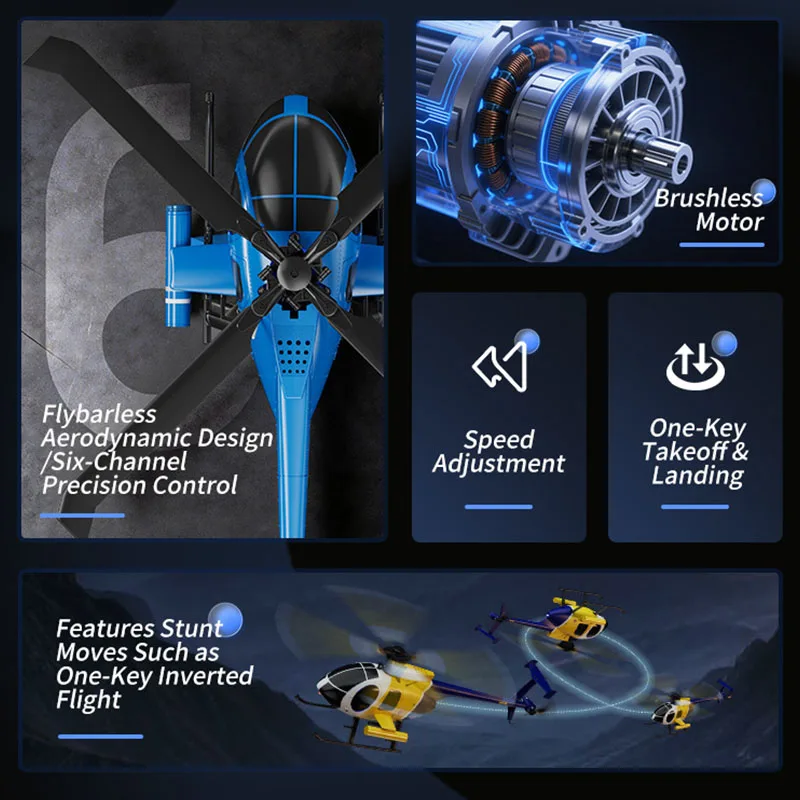 2026년형 RC 헬리콥터 MD500 6채널 에일러론  - Drone Rc Fighter Jet 리뷰 및 가격