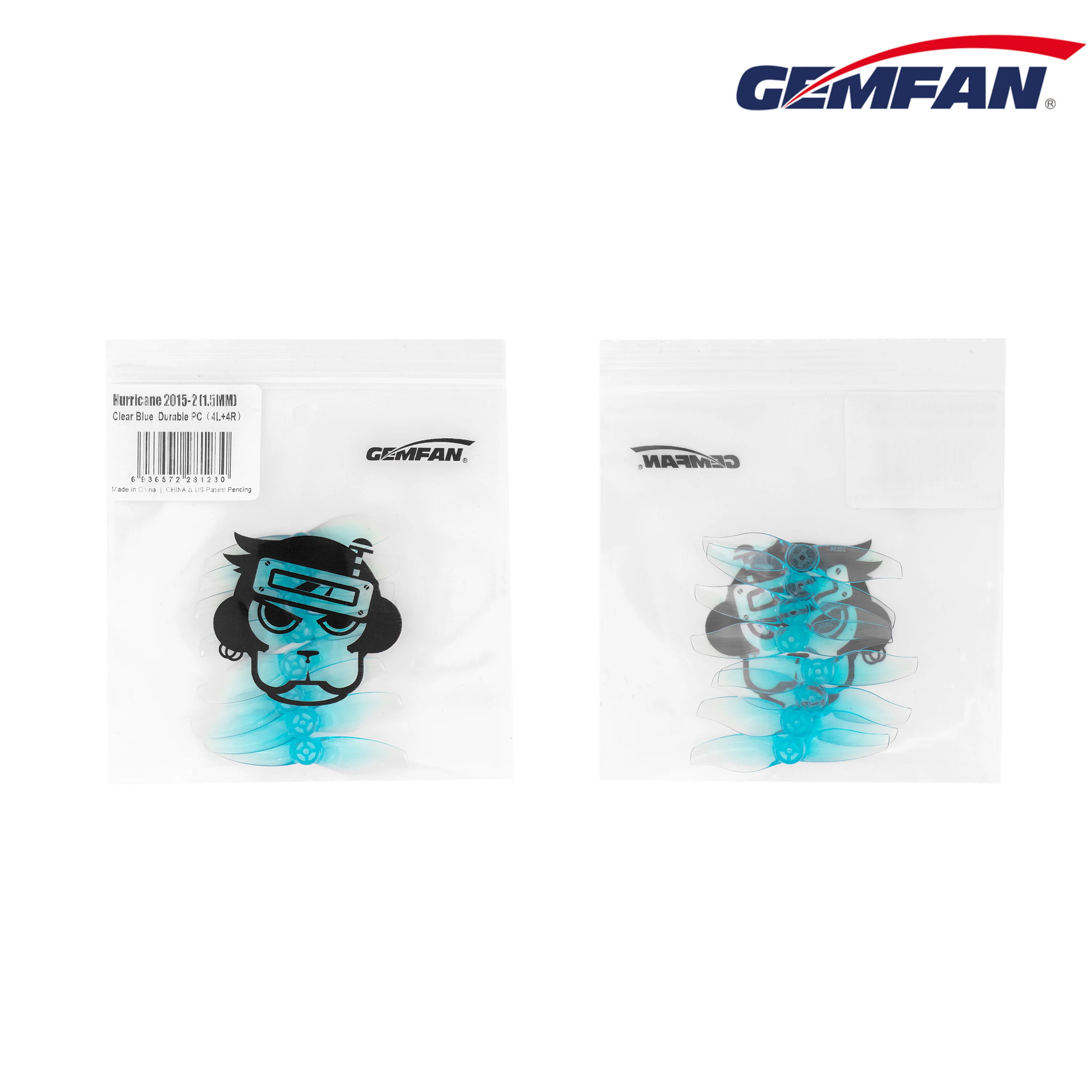 새로운 4쌍 GEMFAN 2015 허리케인 2X1.5  - Drone Rc Parts 리뷰 및 가격