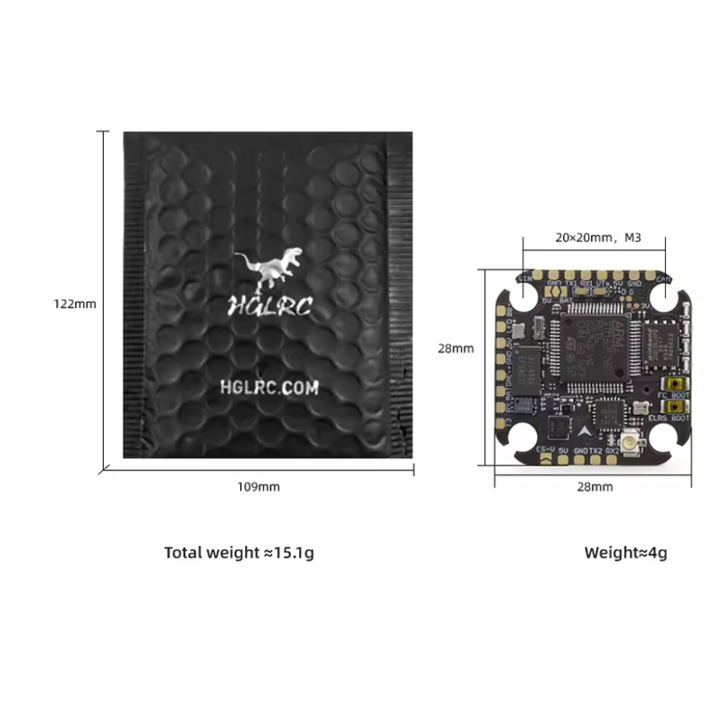 HGLRC SPECTER F722 Lite 비행 컨트롤 - Betaflight Flight Controller 리뷰 및 가격