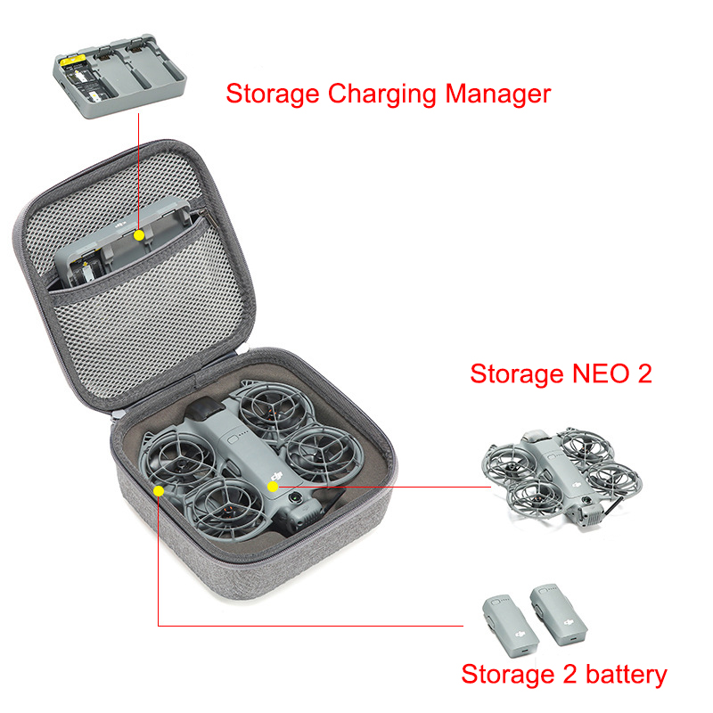 DJI NEO 2 충격 방지 케이스 하드 쉘 케이스 휴 - Drone Rc N3 리뷰 및 가격