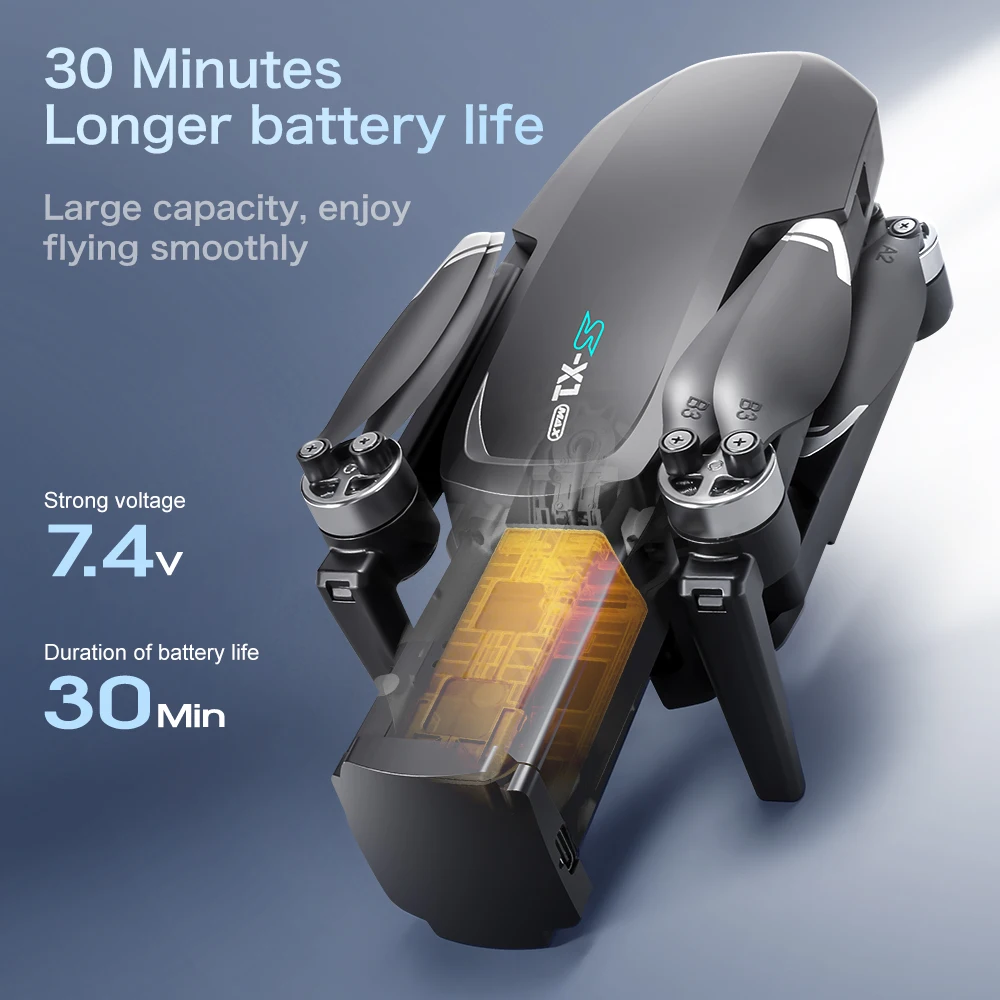 S-X1 MAX GPS 드론 배터리 7.4V 1600m - Lyzrc Drone 리뷰 및 가격