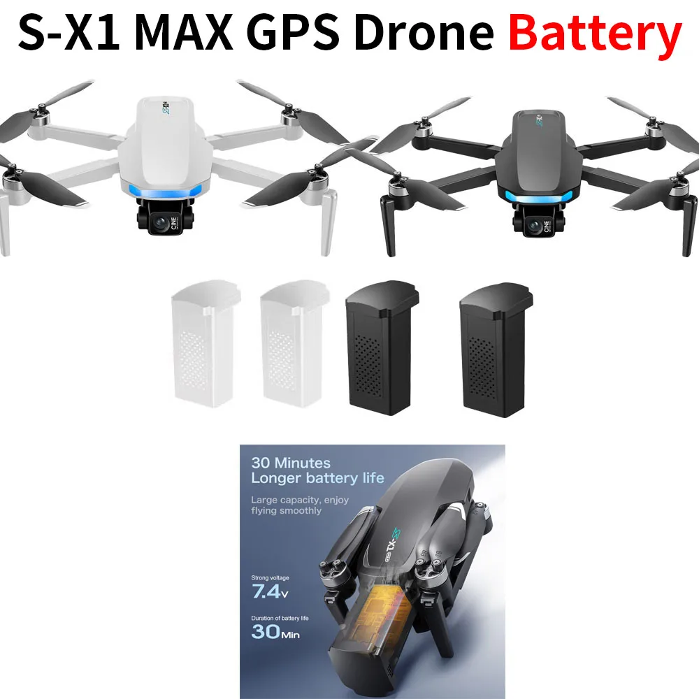 S-X1 MAX GPS 드론 배터리 7.4V 1600m - Lyzrc Drone 리뷰 및 가격